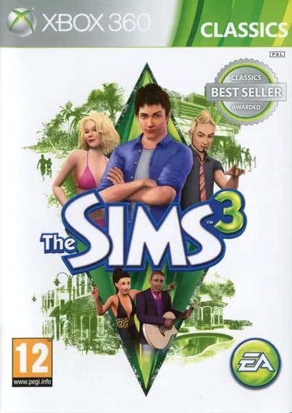 Игра The Sims 3 Xbox 360 Диск