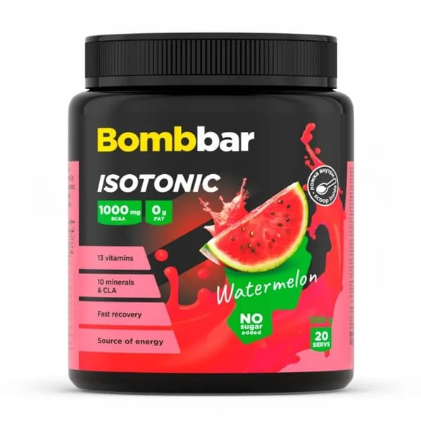 Изотоник BOMBBAR со вкусом "арбуз", 500 грамм