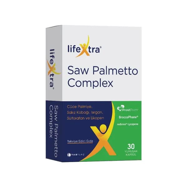 Lifextra Комплекс Saw Palmetto 30 мягких капсул