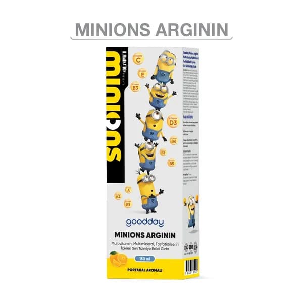 Goodday Гуддей Minions Аргинин Мультивитаминно-минеральный сироп 150 мл
