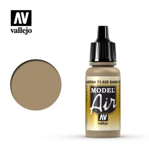 Краска для аэрографа 71028 Model Air - Sand Yellow Vallejo 71028