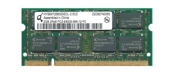 Оперативная память DDR2, 800 МГц, 1 x (HYS64T256020EDL-2.5C2)