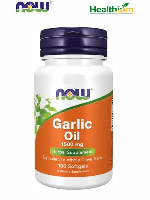 Garlic Oil 1500мг 100капс экстракт чеснока без запаха