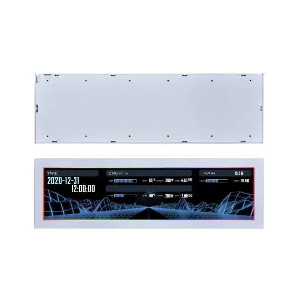 Lian Li 8.8" Интерактивная видеопанель (SM088W), IPS, 1920x480, 60 Гц, белый