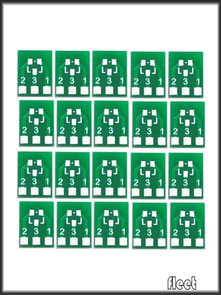 H820 шт. SOT23 SOT23-3 двухсторонний SMD Turn DIP SIP3 адаптер конвертер пластины SOT SIP IC разъем печатной платы DIY Kit
