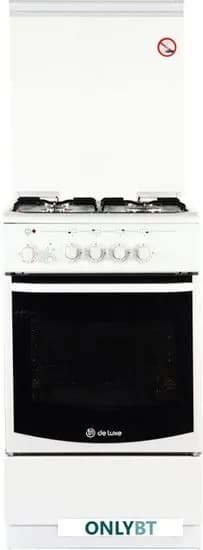 Плита De Luxe 506040.01гэ(кр) белый