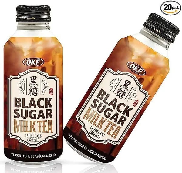 OKF Кофейный напиток Black Sugar Milk Tea 2 шт по 390мл