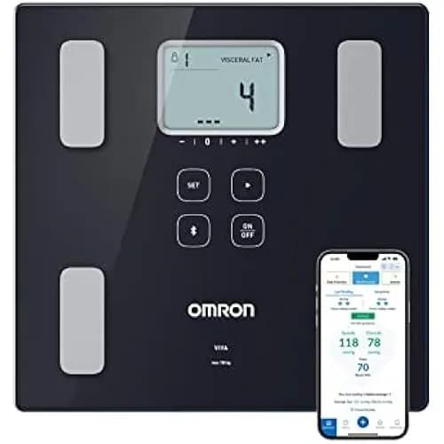 Omron Напольные весы HBF-222T-EBK, нагрузка 150 кг