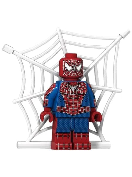 Конструктор минифигурка персонажа Веном или Человек-паук совместимый с Lego