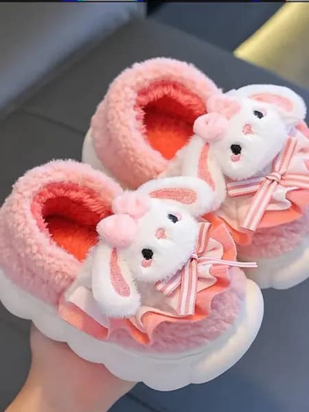 Тапочки домашние мягкие заяц