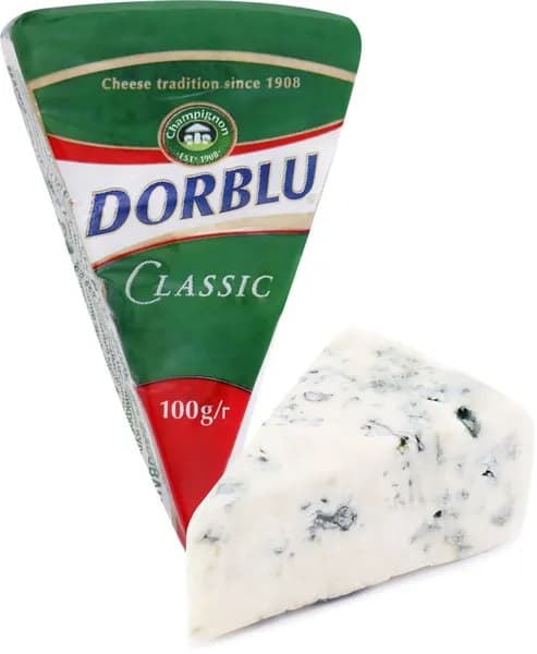 Сыр DORBLU с голубой плесенью 50%, без змж, 100г 2 шт.