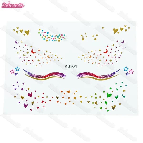 Новые детские наклейки для лица: тату с веснушками и рисунками, для детского сада, праздников и сцены