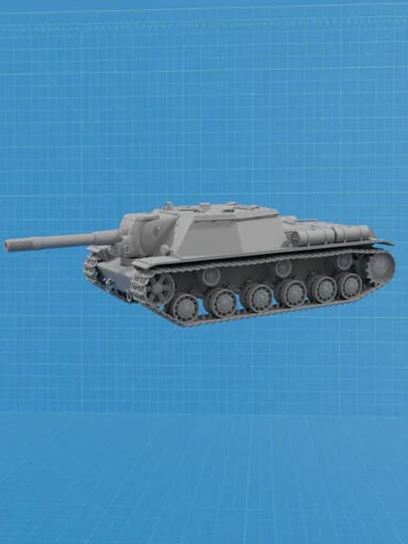 САУ 152 макет танка демонстрационный 1 72