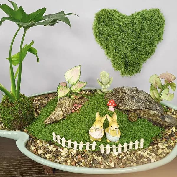 Moss Green Сухоцветы Мох,1 упаковка