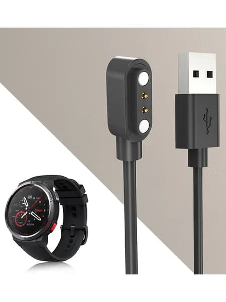Зарядное устройство USB для умных часов Mibro GS, магнитное, длина кабеля 60 см
