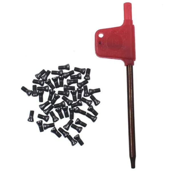 Винты M2.5x6 Torx 50шт для вставных токарных инструментов с карбидными пластинами, ключ