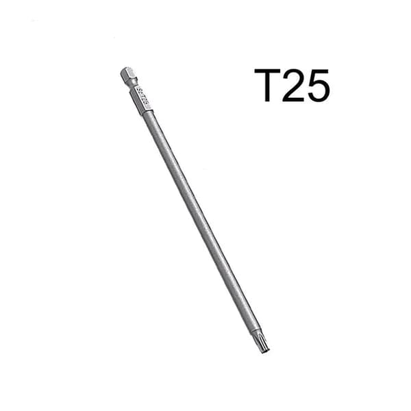 1 шт. Магнитный наконечник для отвёртки Torx, длина 150 мм, T8, T10, T15, T20, T25, T27, T30, T40