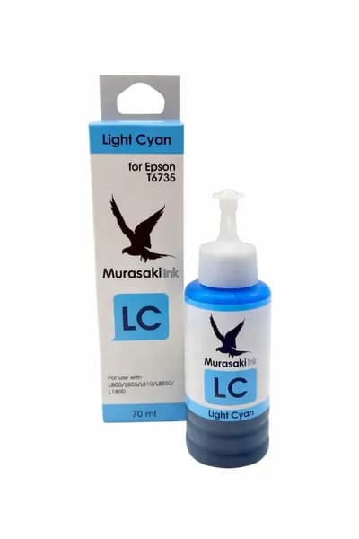 Чернила Murasaki 673 LIGHT CYAN для Epson L800, L805, L810, L850, L1800