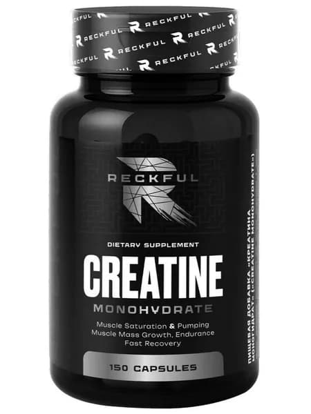 Reckful Креатин Моногидрат Creatine Monohydrate 150 капсул
