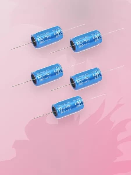 5 шт. 100В Неполярные конденсаторы 1.5 15мкФ для акустики 105 C, - 6.8uF