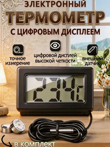 Термометр комнатный, гигрометр. Метеостанция. Цифровой измеритель влажности и температуры. Точные измерения,для дома dow-170