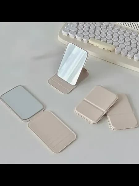 Складное зеркало White для макияжа