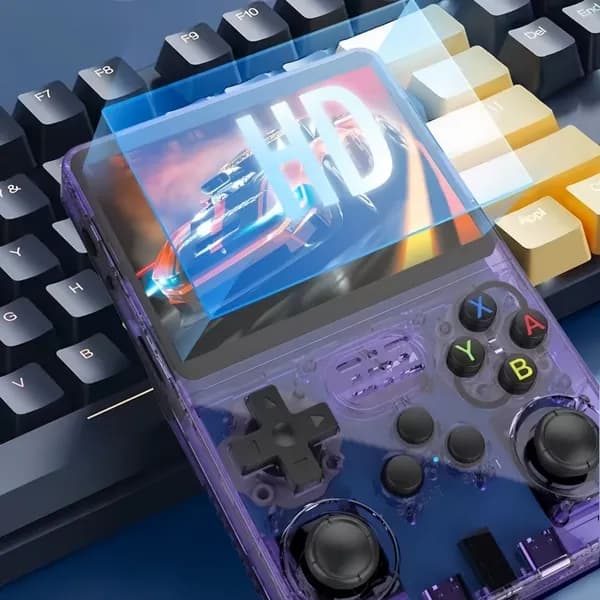 Игровая Приставка 3.5" IPS - Все Ваши Любимые Ретро Игры фиолетов