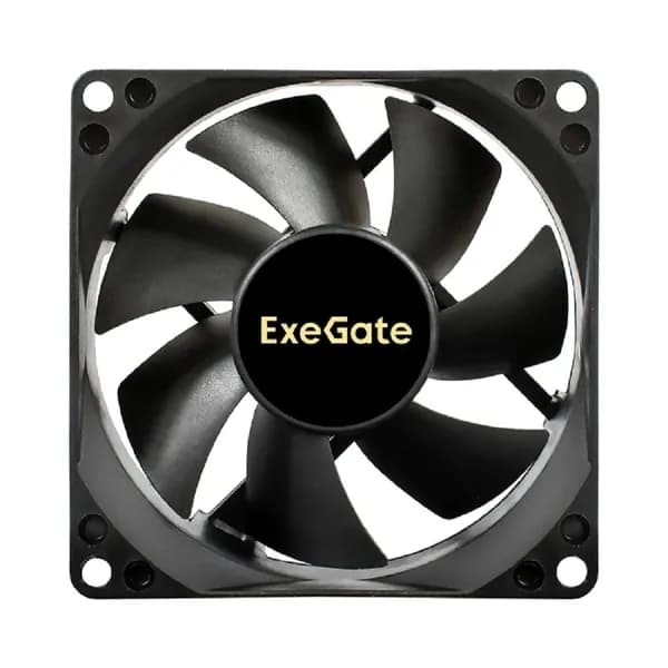 EXEGATE Вентиляторы EX297083RUS Вентилятор 24В DC EX08025S3P - 24 80x80x25 мм, Sleeve bearing подшипник скольжения , 3pin, 2850RMP, 28dBA