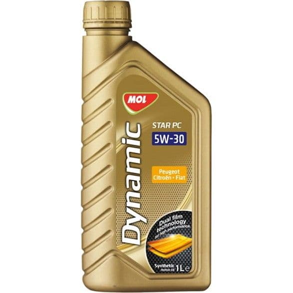 Mol dynamic star 5W-30 Масло моторное, Синтетическое, 1 л