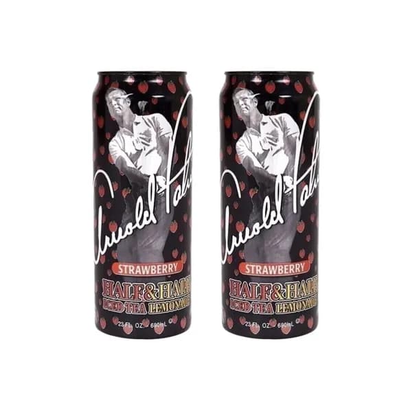 Холодный чай AriZona Arnold Palmer Half Iced Tea and Half Strawberry Lemonade, 680 мл х 2 шт