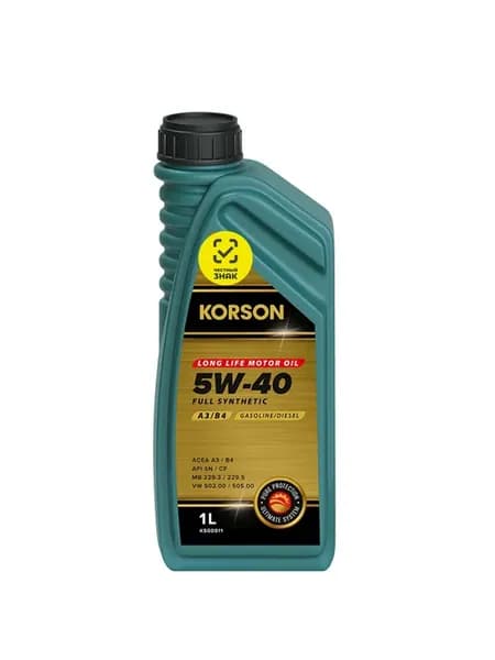 Моторное масло FULL SYNTHETIC 5W-40 A3 B4 1 л