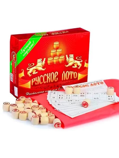 Русское лото "Владимирское" игра настольная с бочонками / игра лото