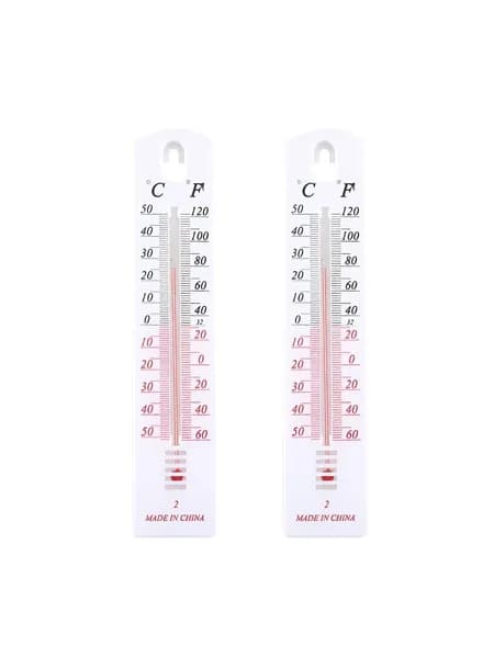 XIRQI 2Pcs Термометр для комнаты и детской, многофункциональный для теплицы, белый