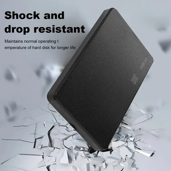 Внешний корпус USB 2.0 для 2,5" SATA-накопителя, чёрный