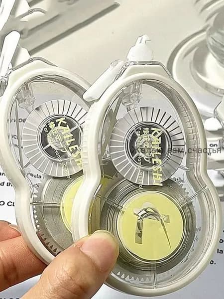 Прозрачный корректор с большой ёмкостью для школы и офиса, 1 шт.