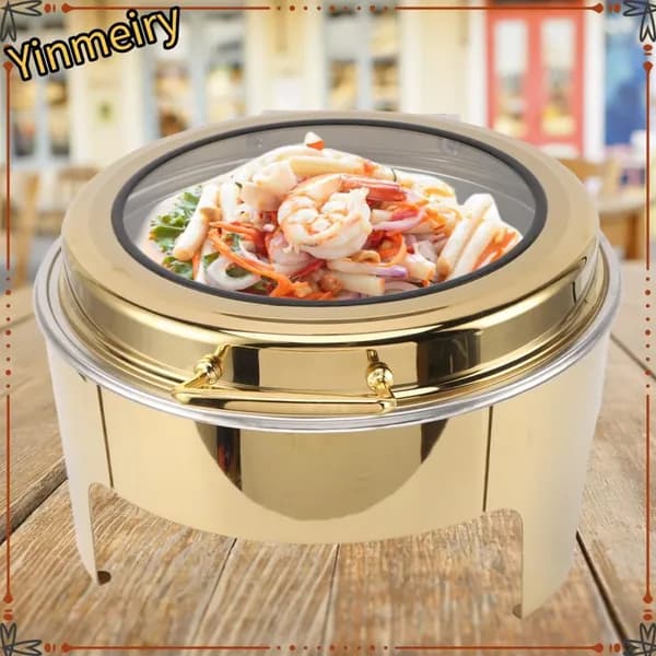 Круглая жаровня для фуршета Круглая миска для еды