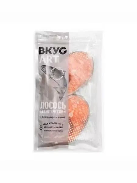 Лосось ВкусАрт замороженный с кожей стейк 500 г