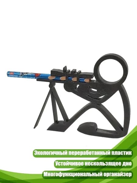 Инновационные держатели для карандашей: многофункциональный настольный органайзер для мелких инструментов, - S-образный зажим
