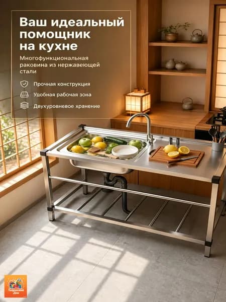 Садовая кухня,76х43х78см