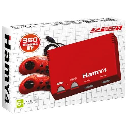 Игровая приставка "Hamy 4" (350в1) Classic Red