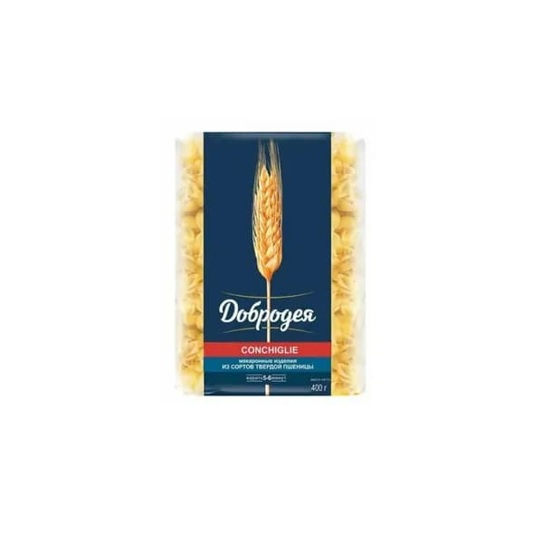 Добродея Макаронные изделия Conchiglie Ракушка, 400 гр
