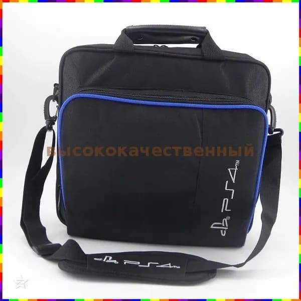 Черный чехол-сумка MyPads для переноски PlayStation 4 Slim