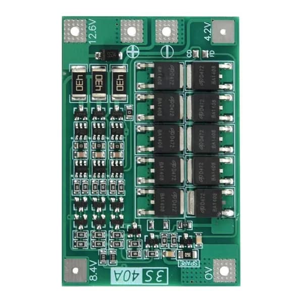 Плата защиты 3S 40A для отвертки 12V LiIon 18650 Батарейная плата с модулем Батарея Баланс Лиион
