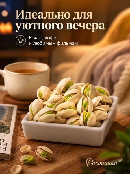 ВКУСНЫЕ КРУПНЫЕ в пакете 250г жареные соленые ФИСТАШКИ высший сорт