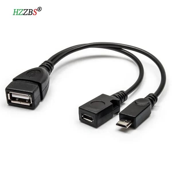 Кабель адаптера Micro - USB 2.0 OTG с питанием Micro - USB для планшетных смартфонов Amazon TV