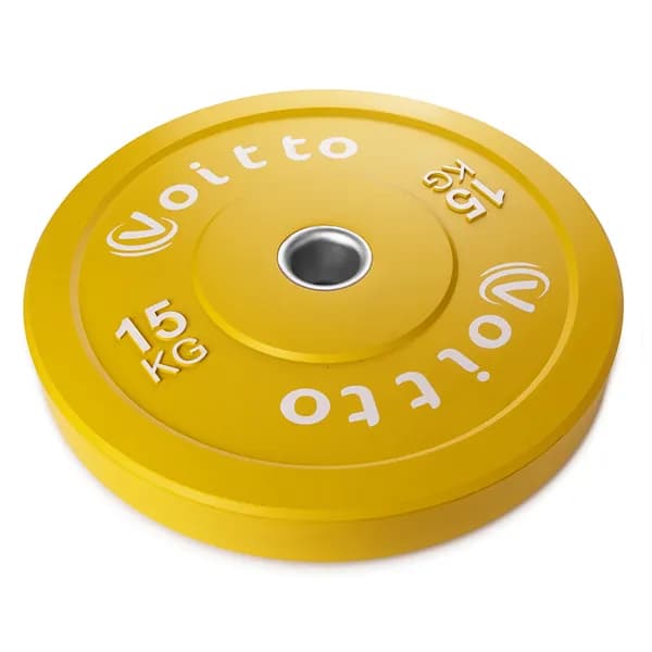 Диск бамперный Voitto V-403 15 кг, цветной (d51)