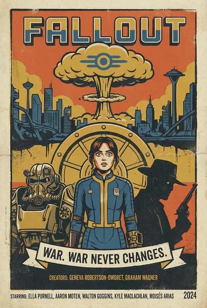Постер Art Game - Fallout art. Nuka Cola
