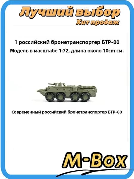 Сборная модель танка Тигр 1:72 и БТР-80