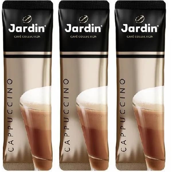 Кофейный напиток Jardin Капучино растворимый 18 г, набор: 3 штуки