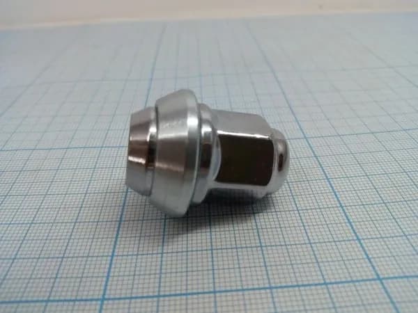 Гайка колеса М12*1,5 закрытая H32 S19, вращающаяся конусная шайба,